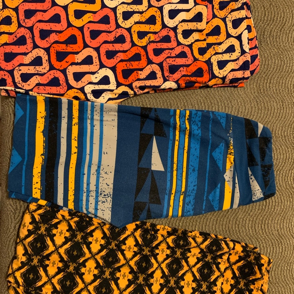 LulaRoe leggings 3 pairs!
